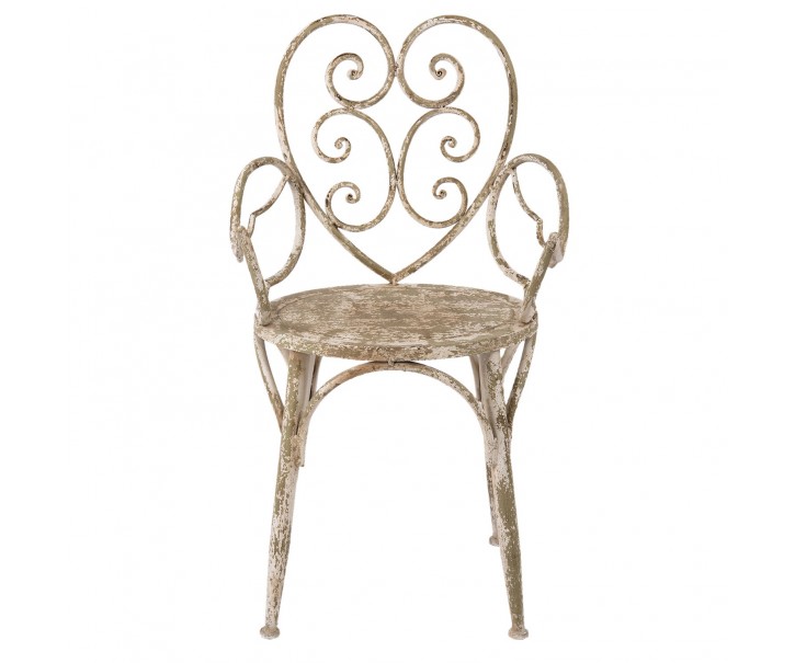 Kovová vintage židle - 55*50*93 cm Clayre & Eef