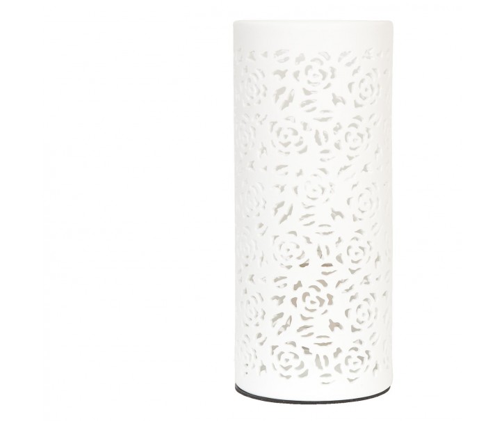 Keramická stolní lampa Rose - Ø 12*28 cm / E27/max 1*30W Clayre & Eef