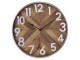 Dřevěné hodiny  - Ø 50*6 cm / 1*AA