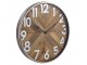 Dřevěné hodiny  - Ø 50*6 cm / 1*AA
