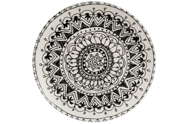 Jídelní talíř Mono Boho - Ø 28 *3cm