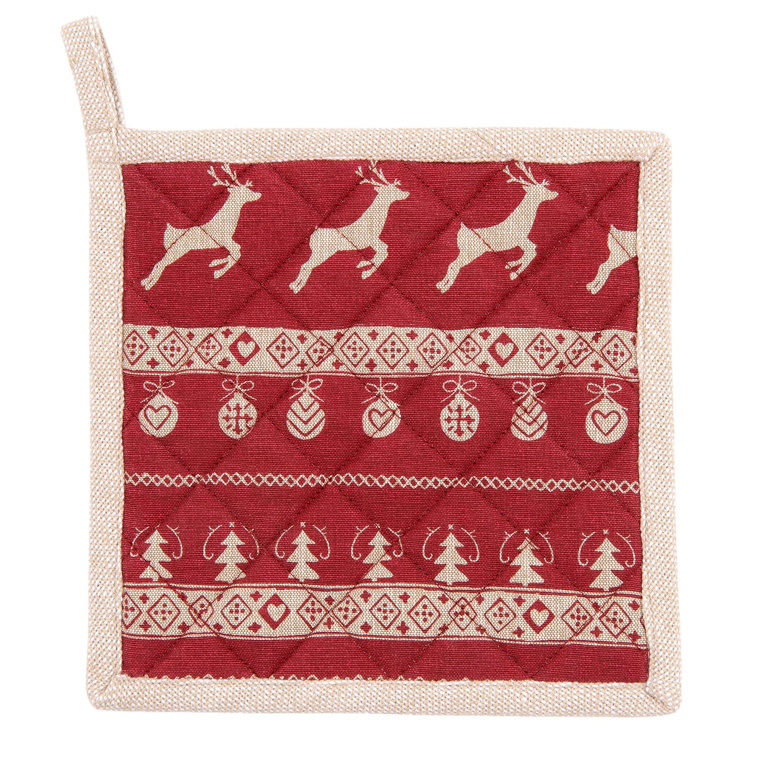 Chňapka - podložka Nordic Christmas - 20*20 cm