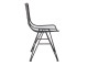 Kovová černá židle Indiq - 49*49*85 cm