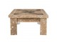 Dřevěný konferenční stolek Jacques s patinou - 90*90*50 cm