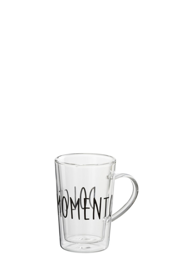 Sklenička s ouškem DOLCE MOMENTO - 12*8*11 cm