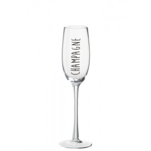 Sklenička na sekt Champagne - Ø 7*25 cm