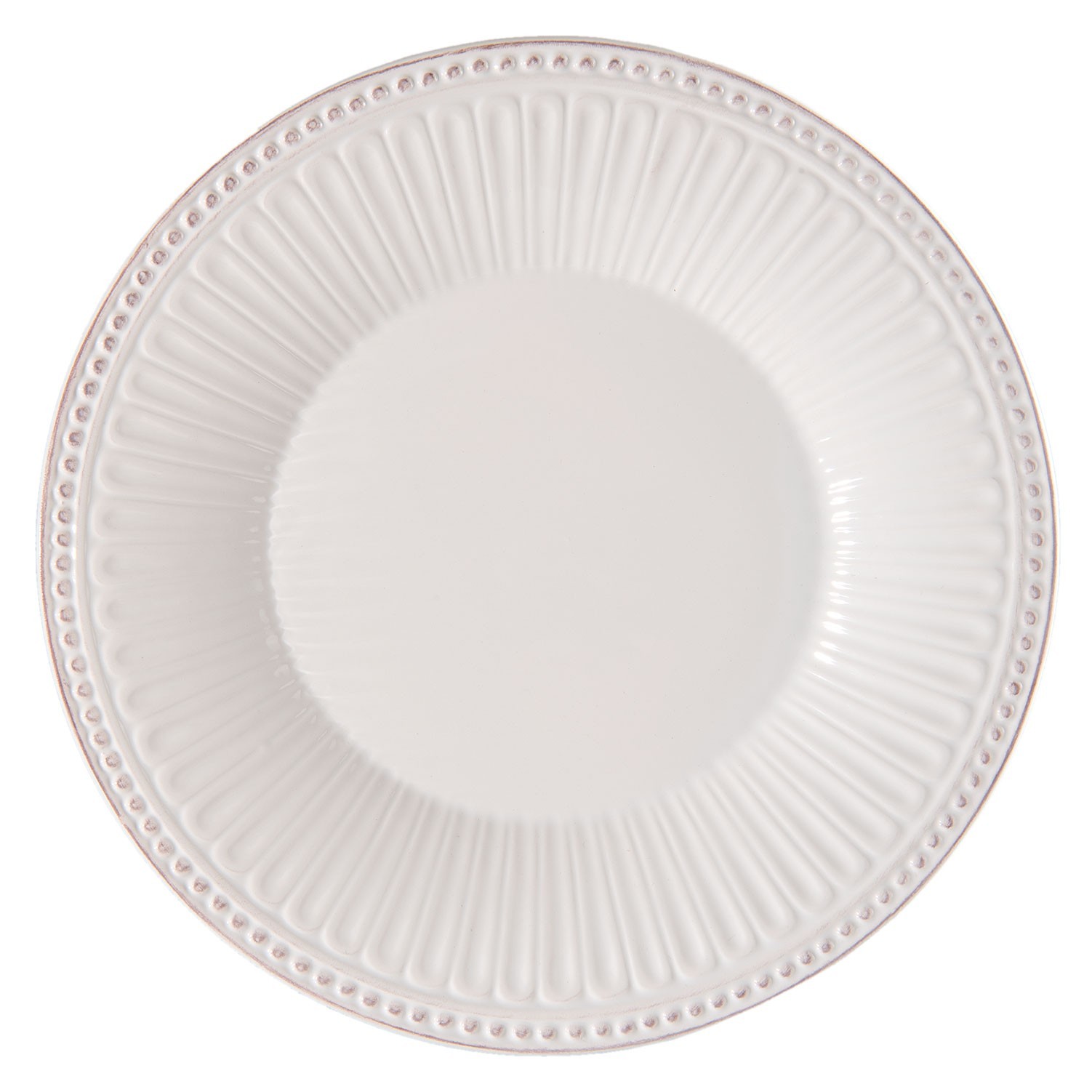 Jídelní talíř Elegant Country - Ø 25*3 cm Clayre & Eef