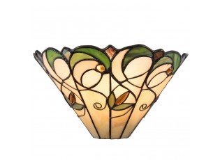 Nástěnná lampa Tiffany Happy green - 30*15*16 cm / E14 / Max. 1x40 