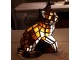 Dekorativní lampa Tiffany kočka - 24*20 cm 1x E14 / max 40w