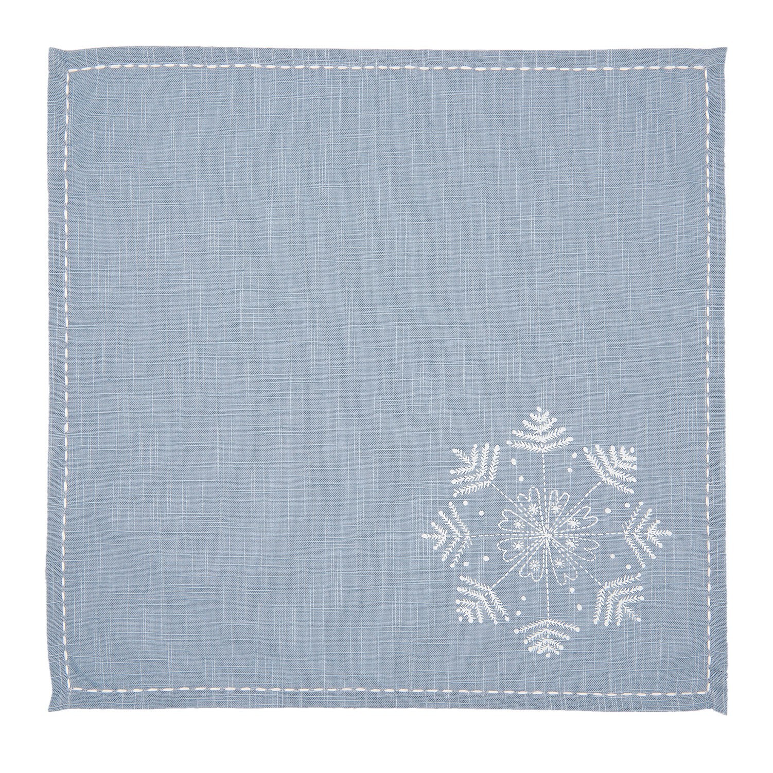 Textilní ubrousek Winter Wishes - 40*40 cm - sada 6ks Clayre & Eef