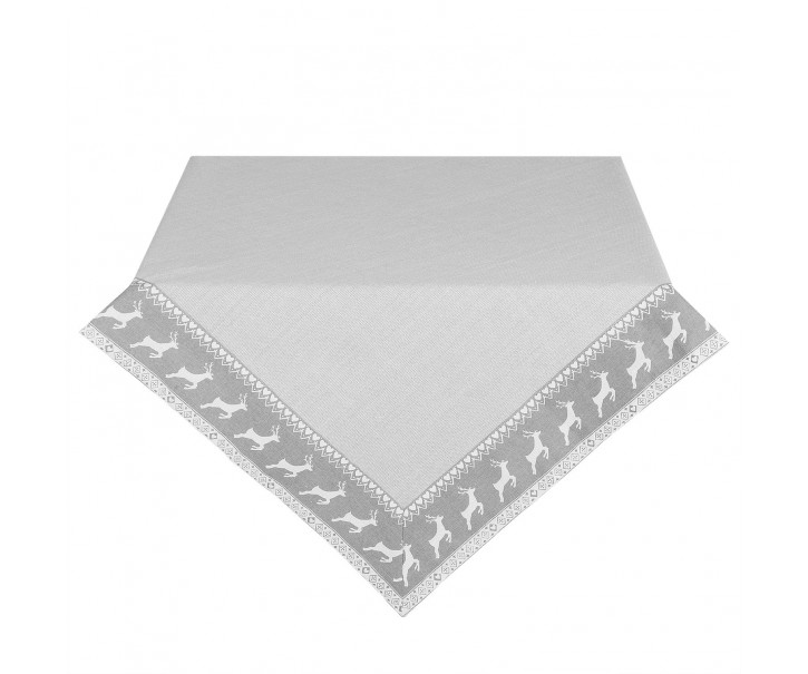 Ubrus na stůl Nordic Grey - 130*180 cm Clayre & Eef