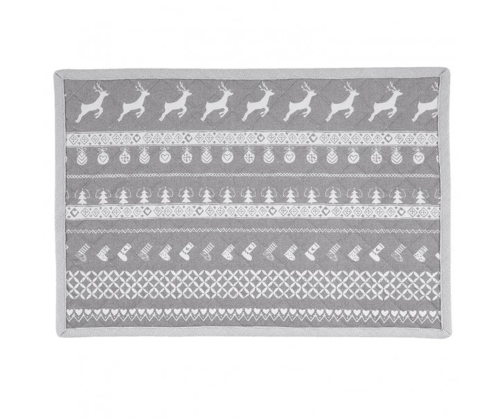 Prostírání Nordic Grey - 48*33 cm - sada 6ks Clayre & Eef