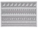 Prostírání Nordic Grey - 48*33 cm - sada 6ks Clayre & Eef