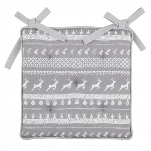 Podsedák s výplní Nordic Grey - 40*40 cm