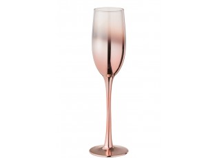 Sklenička na šampaňské Copper Glass - Ø 7*25 cm