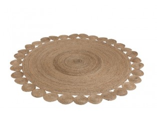 Kulatý koberec Oriental jutový - Ø220 cm