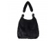Černá chlupatá kabelka Fluffy - 37*43 cm Juleeze