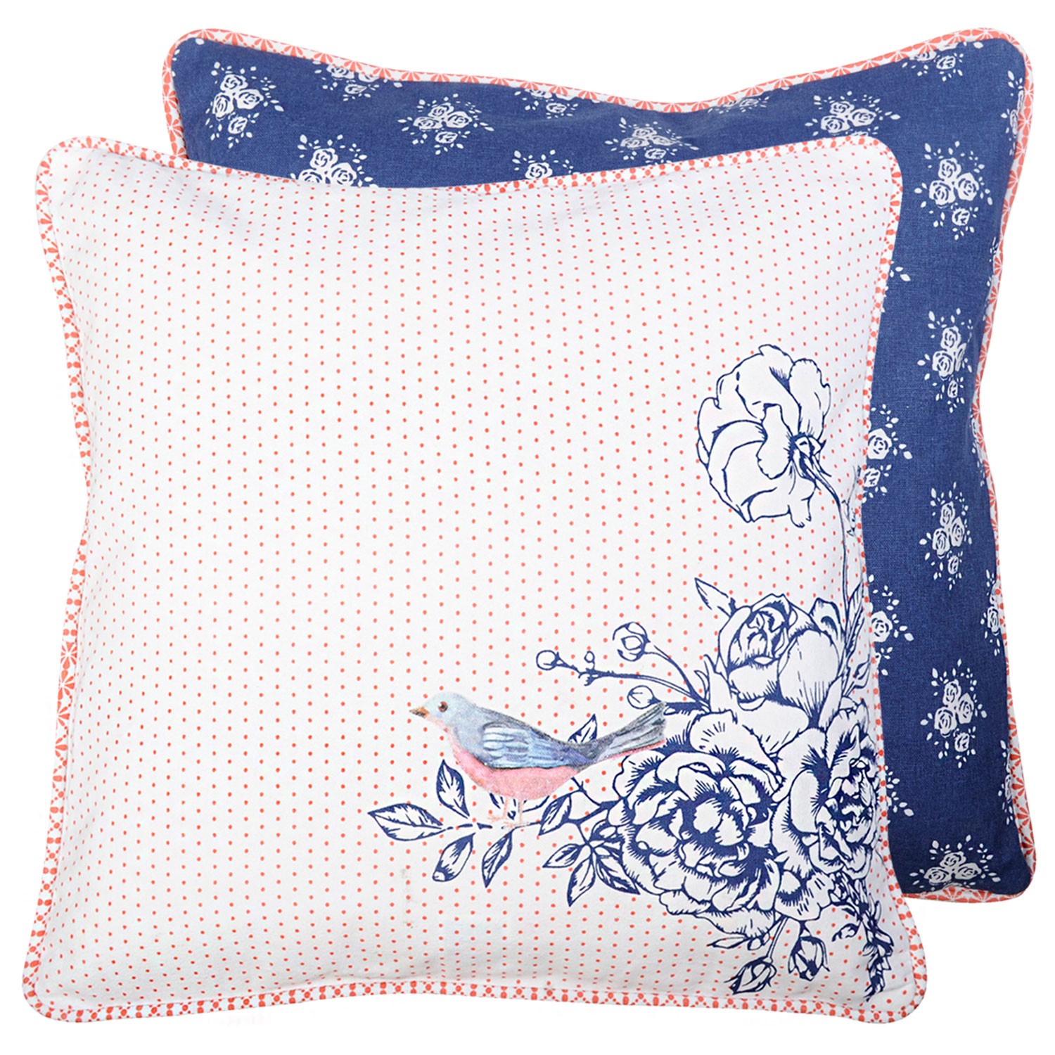 Povlak na polštář Rose Garden Blue - 40*40 cm