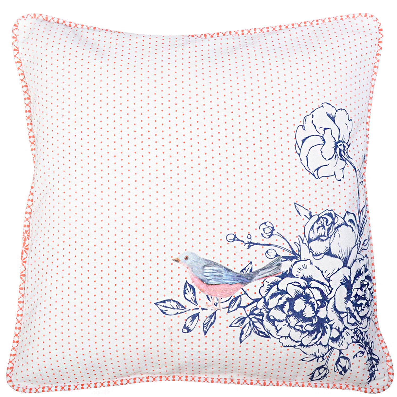 Povlak na polštář Rose Garden Blue - 40*40 cm