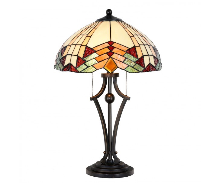 Stolní lampa Tiffany Montaq - Ø 40 cm