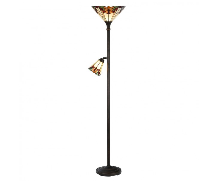 Stojací lampa Tiffany Montaq - Ø 30*178 cm