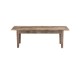 Dřevěná lavice s patinou - 120*28*43 cm