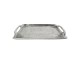 Kovový podnos antik silver- 26*14*3 cm
