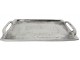 Kovový podnos antik silver- 26*14*3 cm