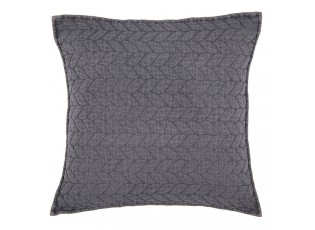 Tmavě šedý povlak na polštář Quilt 186 - 40*40cm