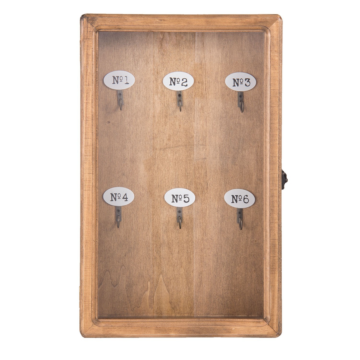 Dřevěná skříňka na klíče -  24*7*38 cm Clayre & Eef