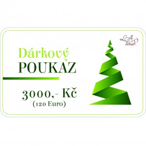 Dárkový poukaz 3000 Kč
