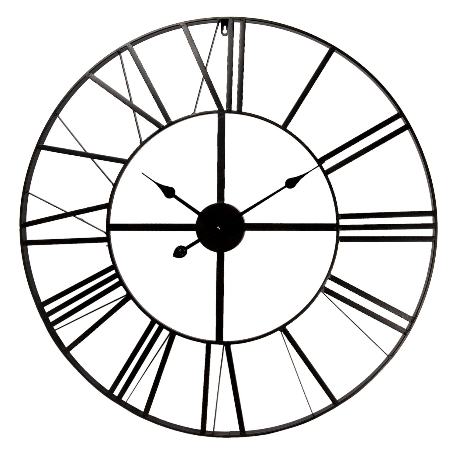 Kovové hodiny s římskými číslicemi - Ø 80*4 cm Clayre & Eef