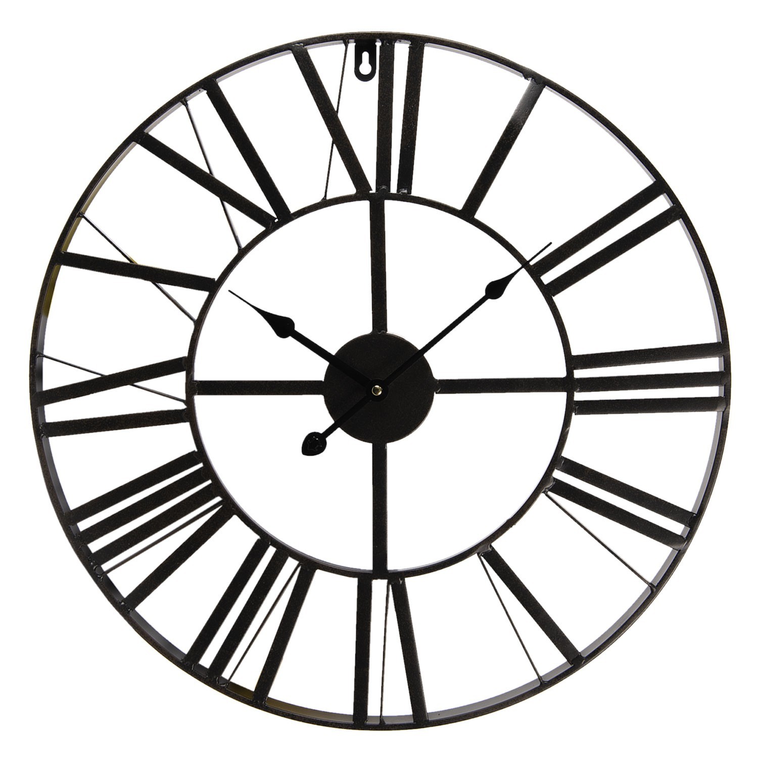 Kovové hodiny s římskými číslicemi - Ø 50*4 cm Clayre & Eef