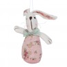 Závěsná dekorace růžový Králík - 8*4*13 cm