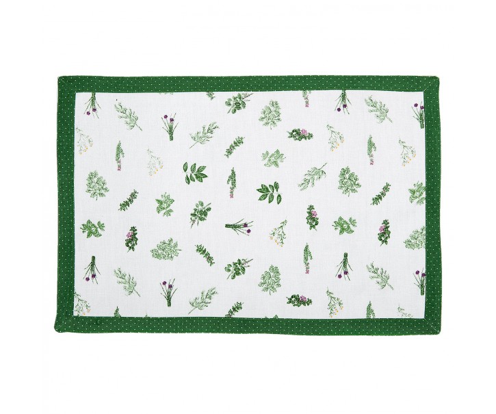 Prostírání Rosemary and Thyme - 48*33 cm - sada 6ks Clayre & Eef