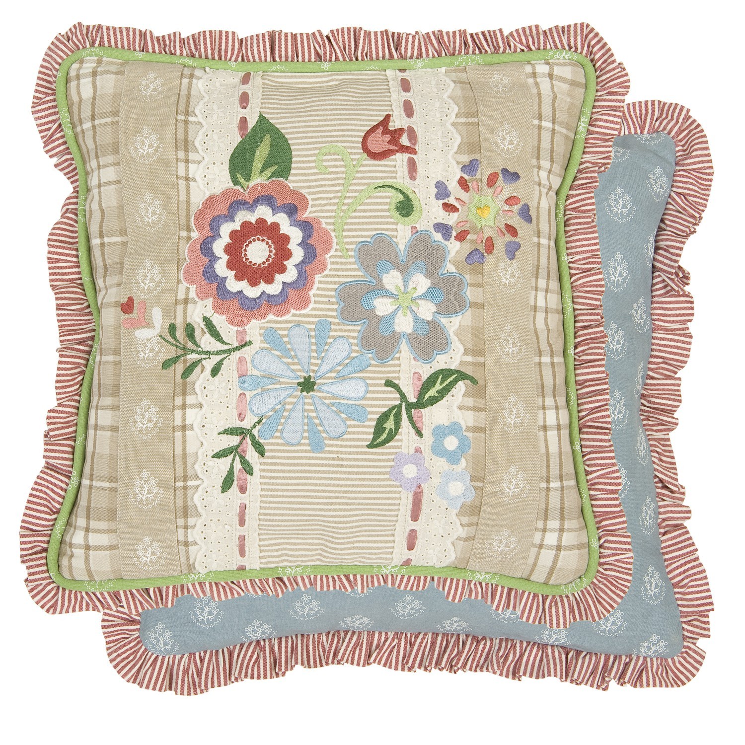 Povlak na polštář Happy Flowers - 40*40cm Clayre & Eef