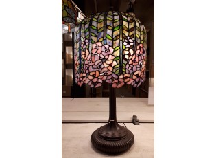 Stolní lampa Tiffany - 	Ø 40*84 cm 3x E27