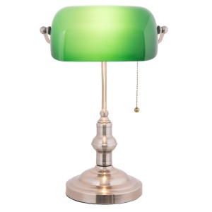 Stolní bankovní lampa GreenBank - 27*17*41 cm E27/60W
