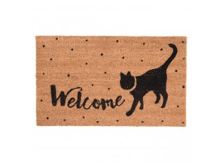 Kokosová rohožka Welcome Cat - 75*45 cm