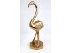 Dekorace plameňák Flamingo bronzový - 14*11*32cm