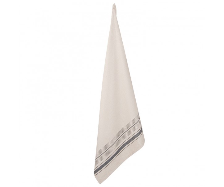 Utěrka Country Essentials black - 50*85 cm Clayre & Eef