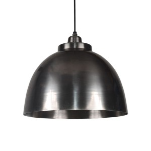 Kovové závěsné kovové světlo Capri antik stříbrná - Ø 32*22 cm