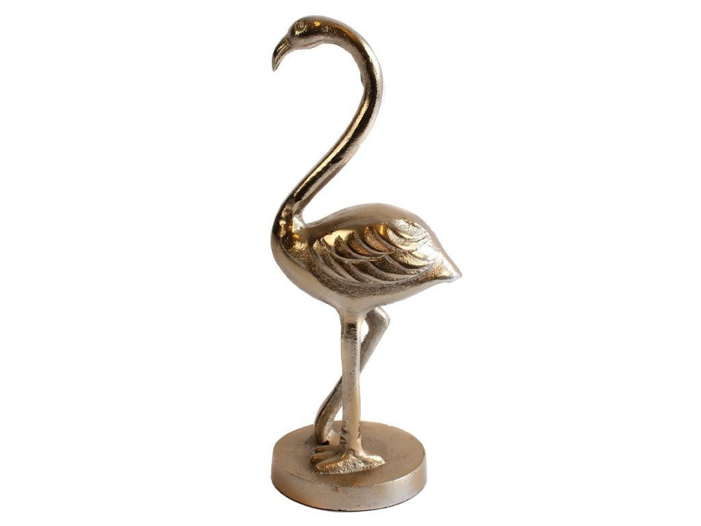 Levně Dekorace plameňák Flamingo bronzový - 14*11*32cm 001-19-3060-bronze