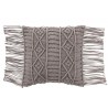 Polštář Macrame Taupe s třásněmi - 45*45 cm