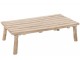 Dřevěný konferenční stolek přírodní  - 119*64*31