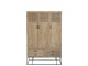 Dřevěná skříň se dveřmi a šuplíky Woven - 115*45*175cm