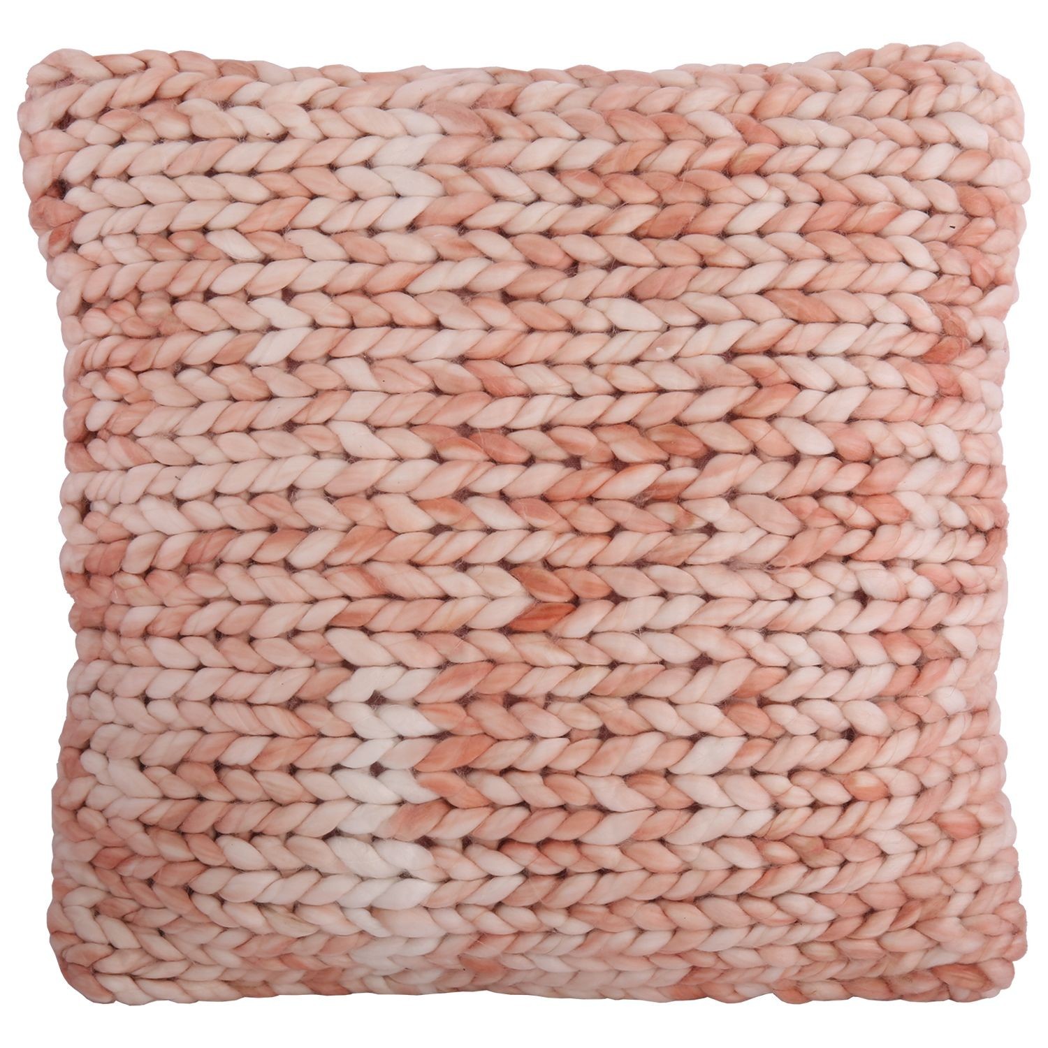 Růžovo - bílý polštář s výplní Floriano pink - 45*45cm Collectione