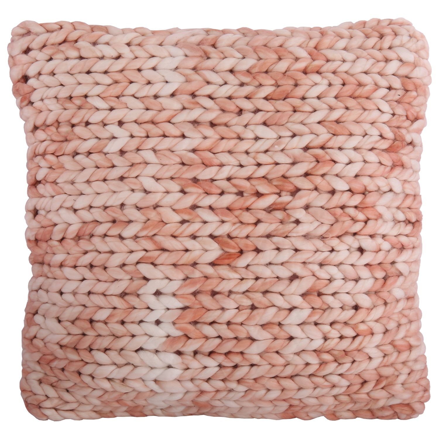 Růžovo - bílý polštář s výplní Floriano pink - 45*45cm