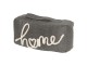 Šedá dveřní zarážka Home - 24*9*11 cm