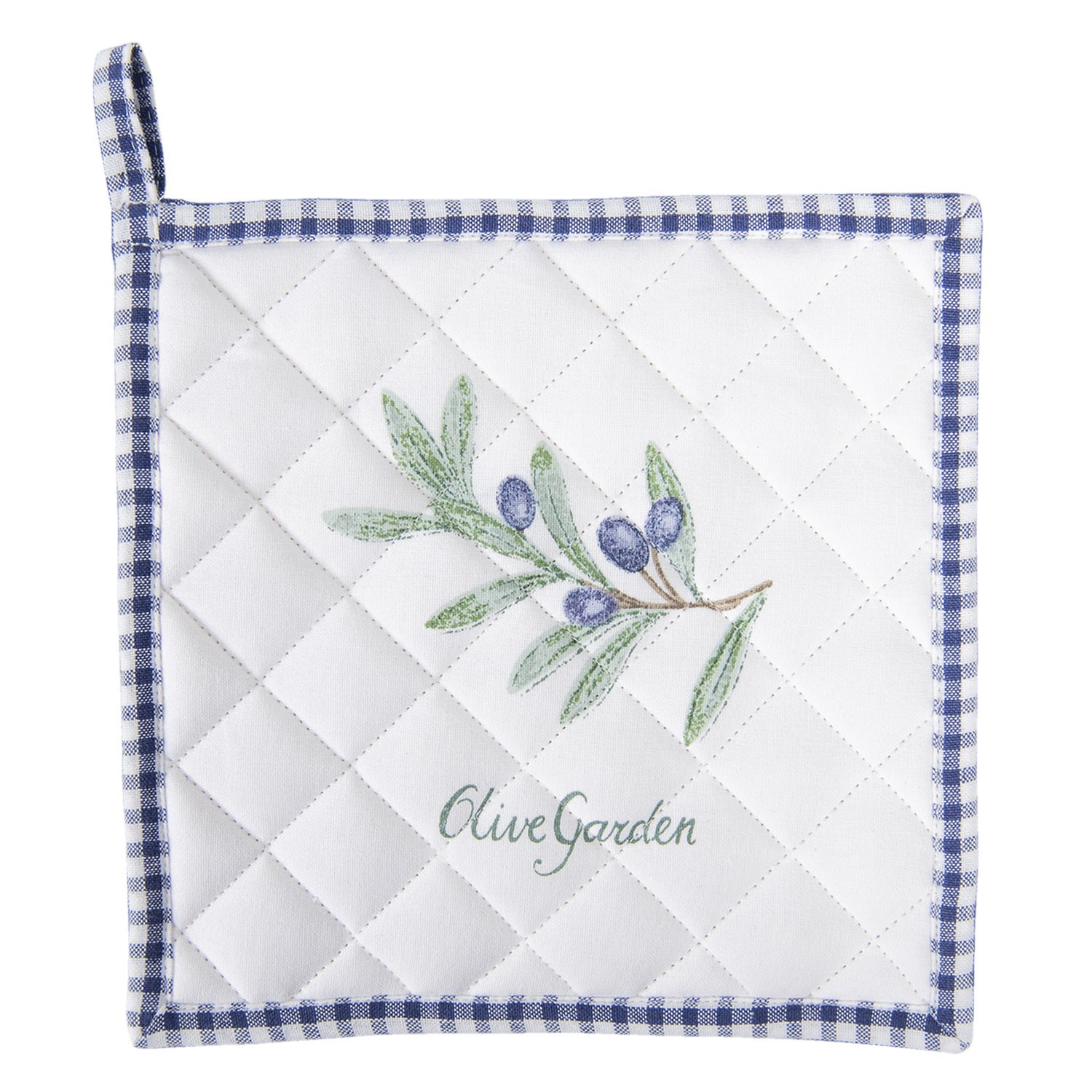 Chňapka - podložka Olive Garden blue - 20*20 cm Clayre & Eef